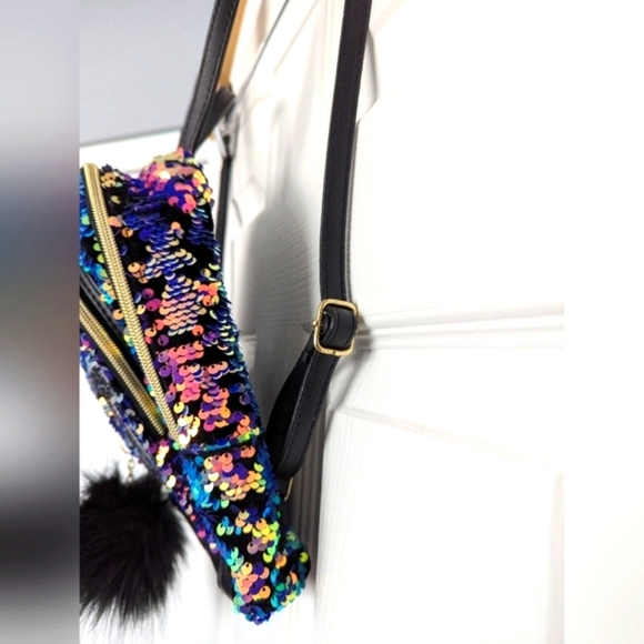 Justice Kids Sequins 10" Backpack/Purse/Bag - Letter J - Picture 4 of 11